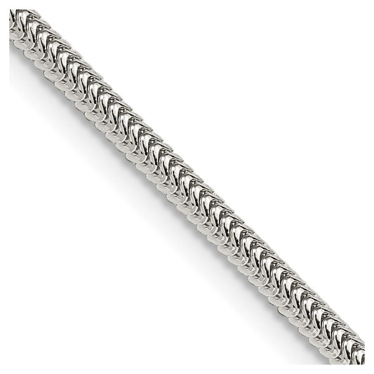 Sterling Silver 2.5mm Round Snake ChainQSNL065