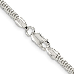 Sterling Silver 3mm Round Snake ChainQSNL080