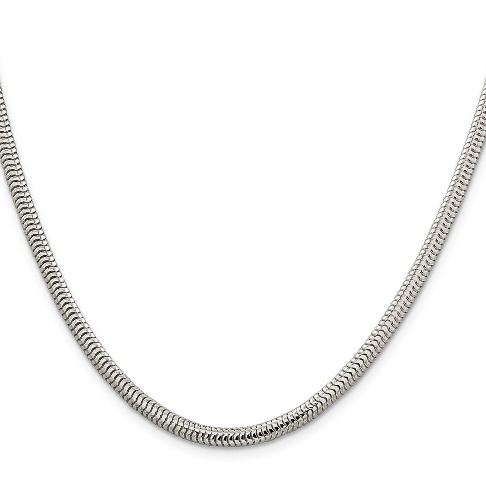Sterling Silver 4mm Round Snake ChainQSNL100