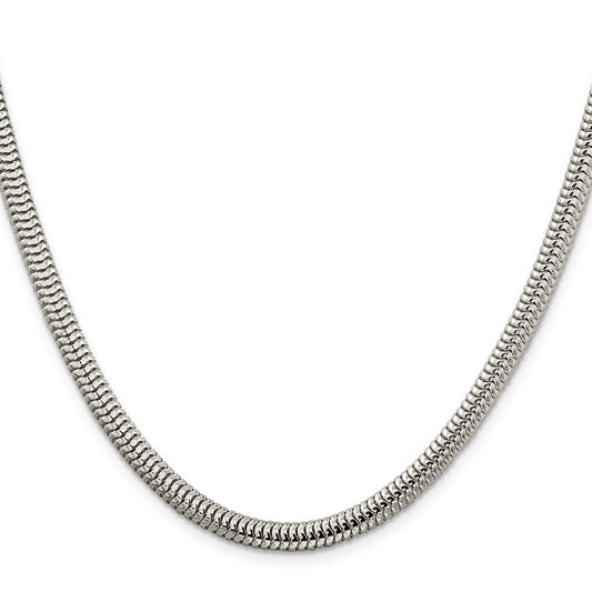 Sterling Silver 5mm Round Snake ChainQSNL120