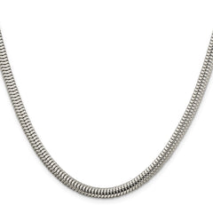 Sterling Silver 5mm Round Snake ChainQSNL120