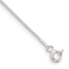 Sterling Silver 1mm Round Spiga Chain QSP025-8