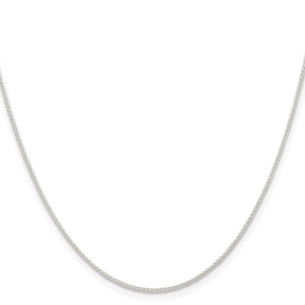 Sterling Silver Rhodium-plated 1mm Round Spiga ChainQSP025R