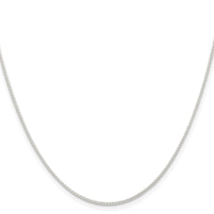 Sterling Silver Rhodium-plated 1mm Round Spiga ChainQSP025R
