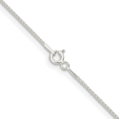 Sterling Silver Rhodium-plated 1mm Round Spiga ChainQSP025R