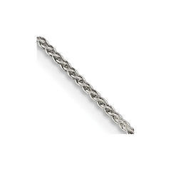 Sterling Silver 1.25mm Round Spiga ChainQSP030