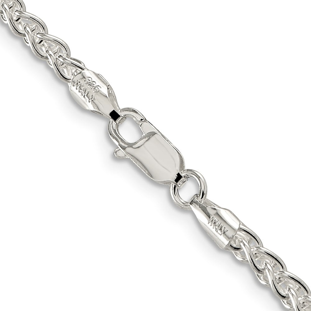 Sterling Silver 3mm Round Spiga ChainQSP080