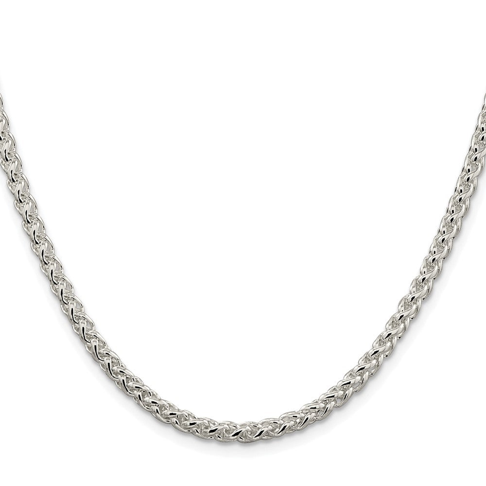 Sterling Silver Rhodium-plated 4mm Round Spiga ChainQSP150R