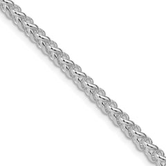 Sterling Silver Rhodium-plated 4mm Round Spiga ChainQSP150R