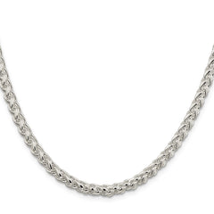 Sterling Silver 5mm Round Spiga ChainQSP200