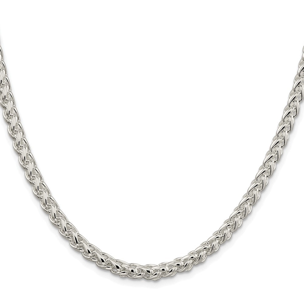 Sterling Silver Rhodium-plated 5mm Round Spiga ChainQSP200R