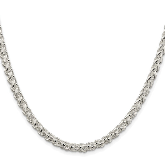 Sterling Silver Rhodium-plated 5mm Round Spiga ChainQSP200R