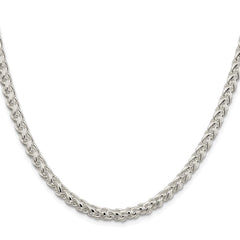 Sterling Silver Rhodium-plated 5mm Round Spiga ChainQSP200R