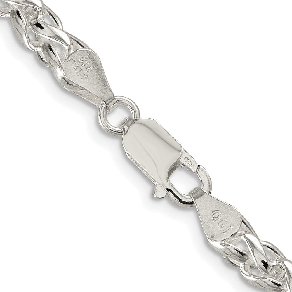 Sterling Silver Rhodium-plated 5mm Round Spiga ChainQSP200R