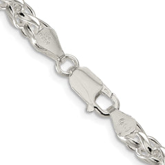 Sterling Silver Rhodium-plated 5mm Round Spiga ChainQSP200R
