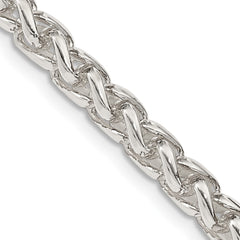 Sterling Silver 5mm Round Spiga ChainQSP200