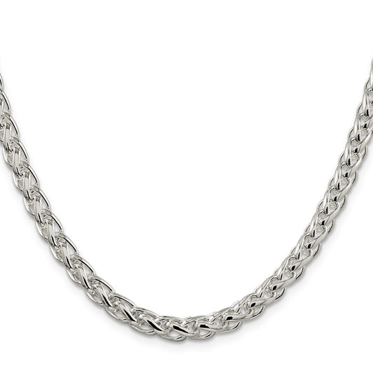 Sterling Silver 6mm Round Spiga ChainQSP250