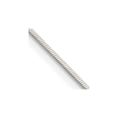 Sterling Silver .7mm Square Snake ChainQSQ020