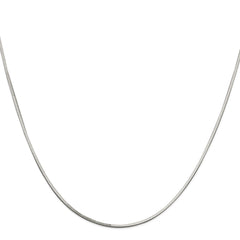 Sterling Silver 1mm Square Snake ChainQSQ030