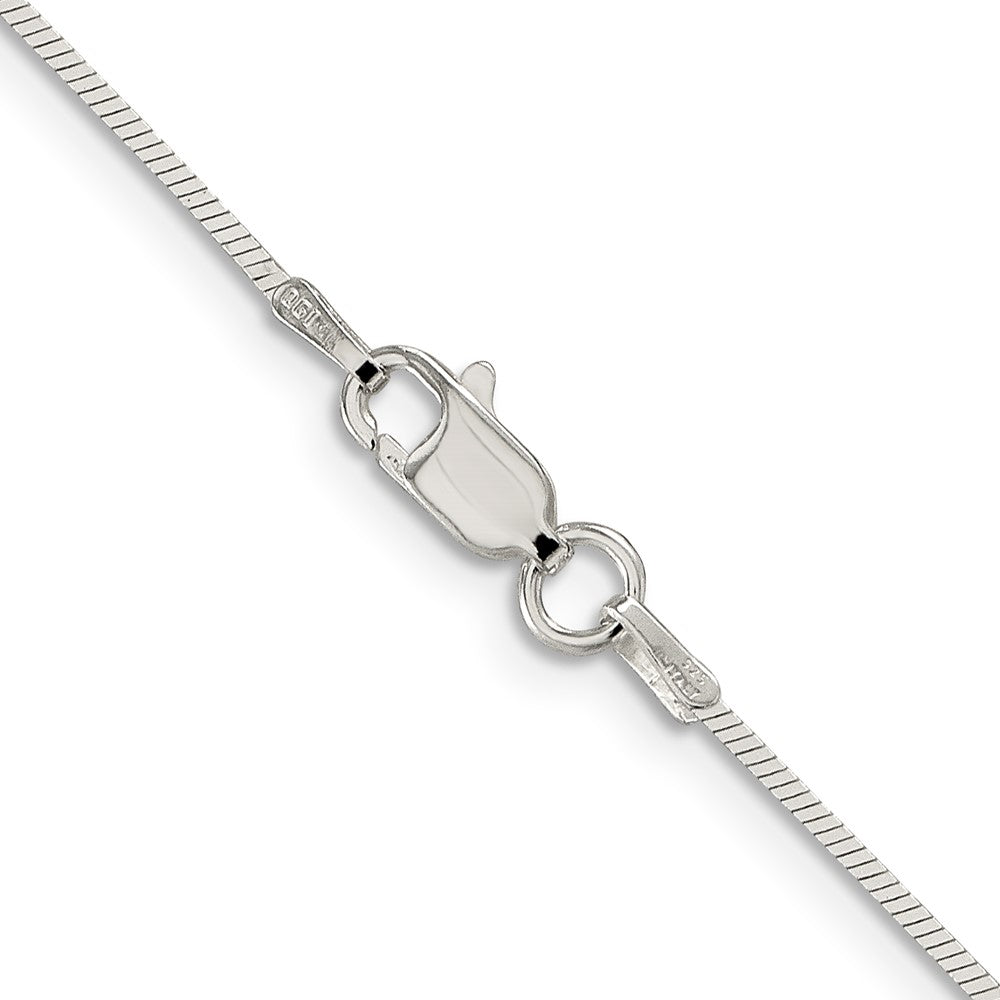 Sterling Silver 1mm Square Snake ChainQSQ030