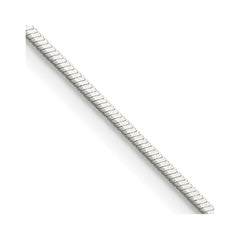 Sterling Silver 1mm Square Snake ChainQSQ030