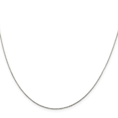 Sterling Silver .85mm Diamond-cut Round Spiga ChainQSR025