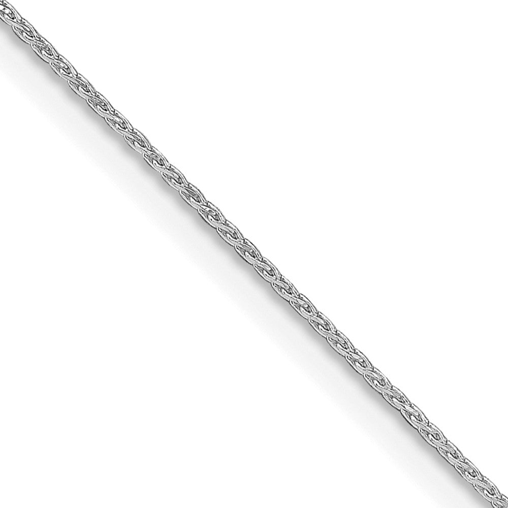 Sterling Silver Rhodium-plated .85mm Diamond-cut Round Spiga ChainQSR025R