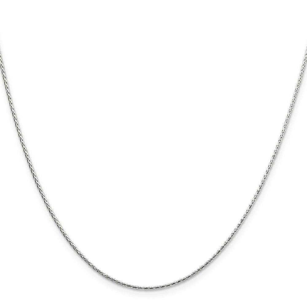 Sterling Silver 1.25mm Diamond-cut Round Spiga ChainQSR035