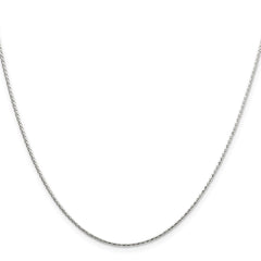 Sterling Silver 1.25mm Diamond-cut Round Spiga ChainQSR035