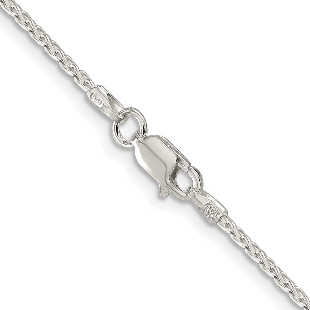 Sterling Silver Rhodium-plated 1.7mm Diamond-cut Round Spiga ChainQSR050R