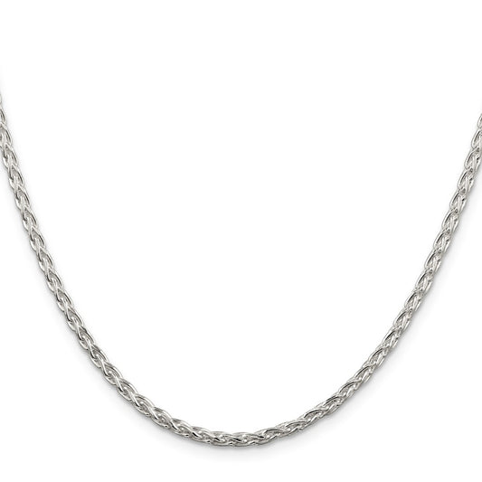 Sterling Silver 2.85mm Diamond-cut Round Spiga ChainQSR080