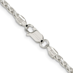 Sterling Silver 2.85mm Diamond-cut Round Spiga ChainQSR080