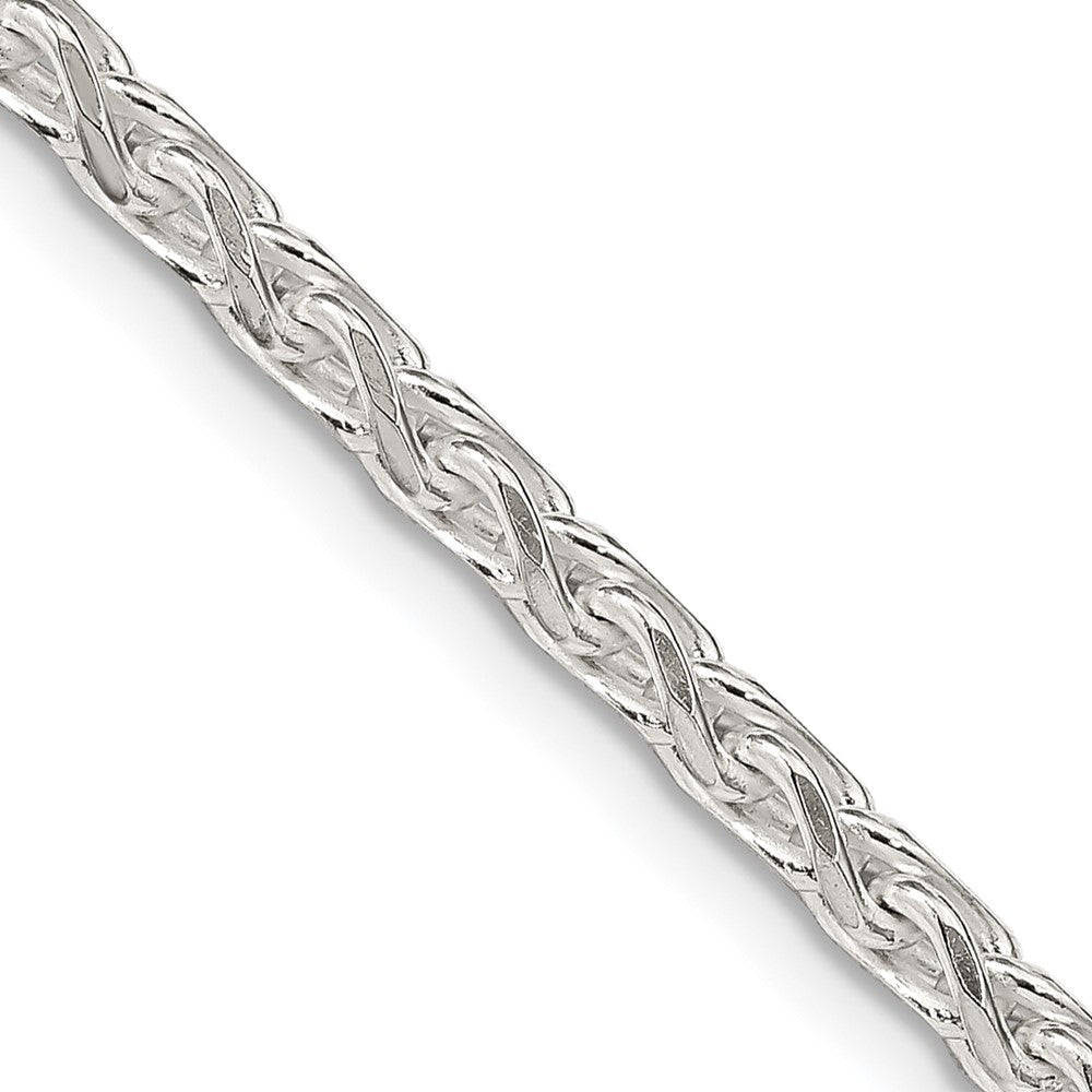 Sterling Silver 3.5mm Diamond-cut Round Spiga ChainQSR100