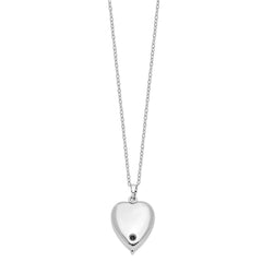 Sentimental Expressions Sterling Silver Rhodium-plated Forever My Baby Ash Holder 18 Inch Necklace QSX568