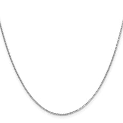 Sterling Silver .95mm Diamond-cut Round Box ChainQVX019
