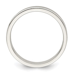 Sterling Silver 3mm Lightweight Flat Size 10 Band