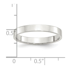 Sterling Silver 3mm Lightweight Flat Size 10 Band