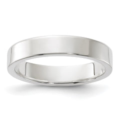 Sterling Silver 4mm Lightweight Flat Size 10 Band