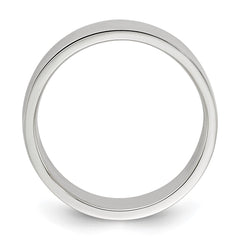 Sterling Silver 6mm Lightweight Flat Size 10 Band