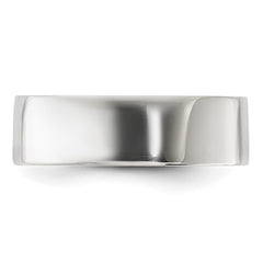 Sterling Silver 6mm Lightweight Flat Size 10 Band