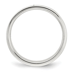 Sterling Silver 7mm Lightweight Flat Size 10 Band