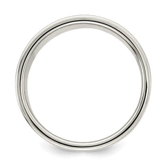 Sterling Silver 8mm Lightweight Flat Size 10 Band
