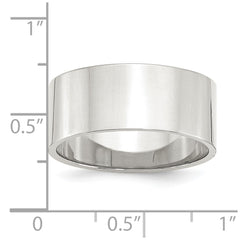 Sterling Silver 9mm Lightweight Flat Size 10 Band