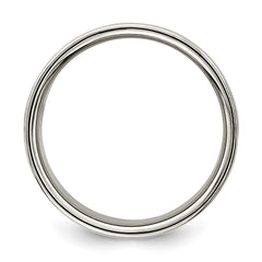 Sterling Silver 10mm Lightweight Flat Size 10 Band