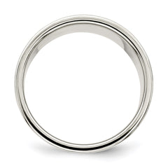 Sterling Silver 12mm Lightweight Flat Size 10 Band