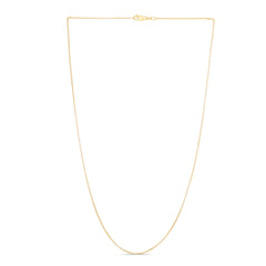 Yellow Gold Diamond Cut/ Textured Diamond Cut Rolo Necklace