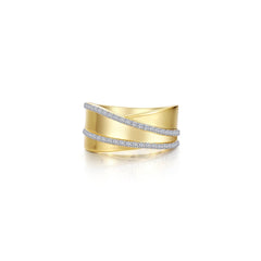 Statement Criss-Cross Wide Band