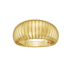 Yellow Gold Polished Tubogas Fashion Ring