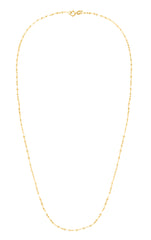 Yellow Gold Polished Mirror Rolo Necklace