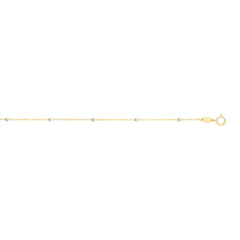 Yellow Gold Diamond Cut/ Textured Saturn Necklace
